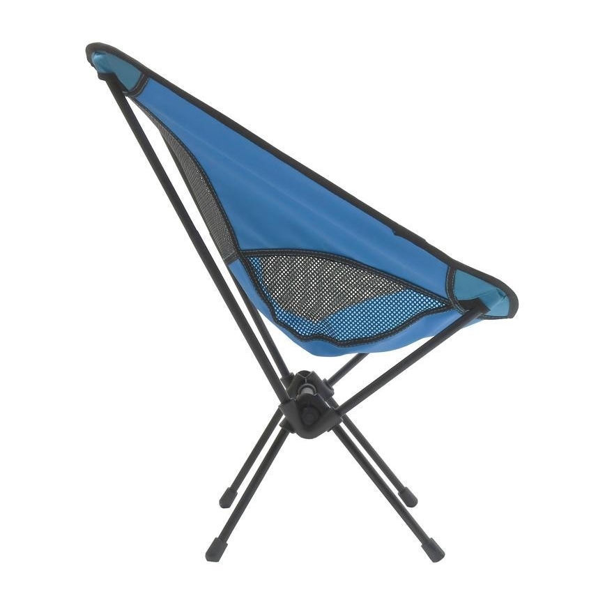 Cadeira dobrável de campismo azul 63 cm