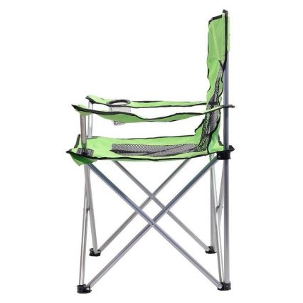 Cadeira dobrável de campismo verde
