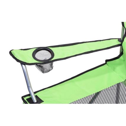 Cadeira dobrável de campismo verde