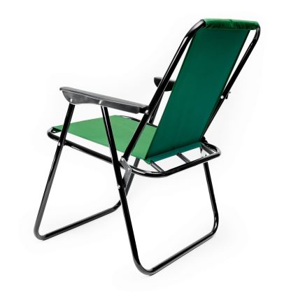Cadeira dobrável de campismo verde