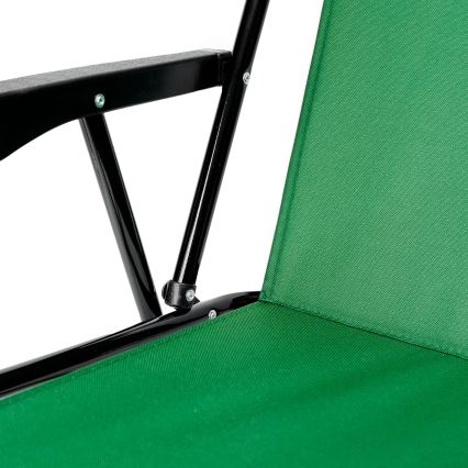 Cadeira dobrável de campismo verde