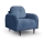 Cadeira estofada CLOUDY azul