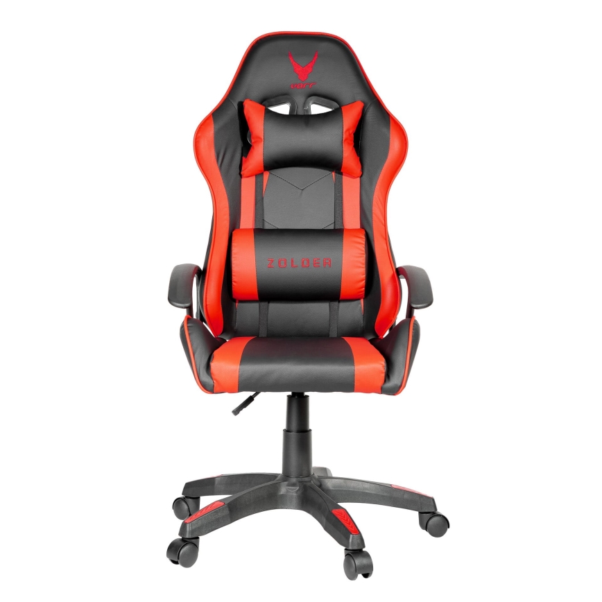 Cadeira Gaming VARR Zolder preto/vermelho