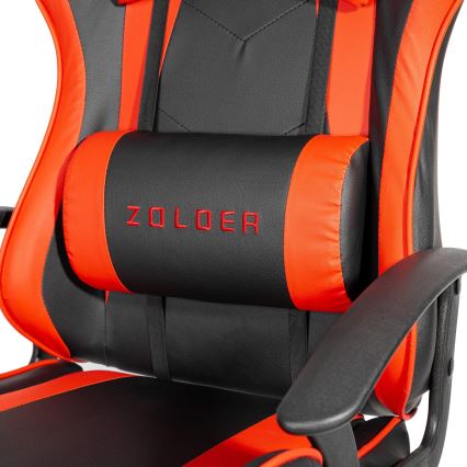 Cadeira Gaming VARR Zolder preto/vermelho