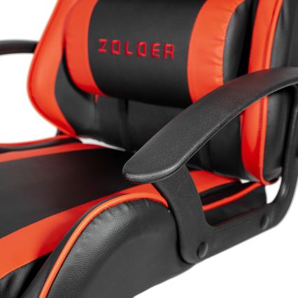 Cadeira Gaming VARR Zolder preto/vermelho