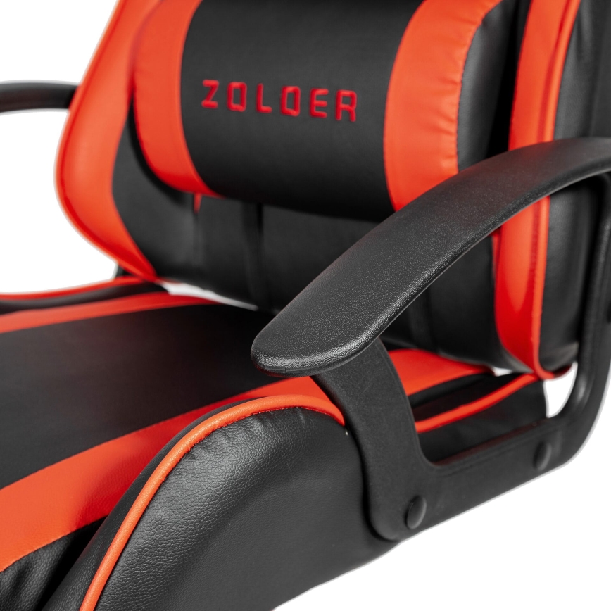 Cadeira Gaming VARR Zolder preto/vermelho