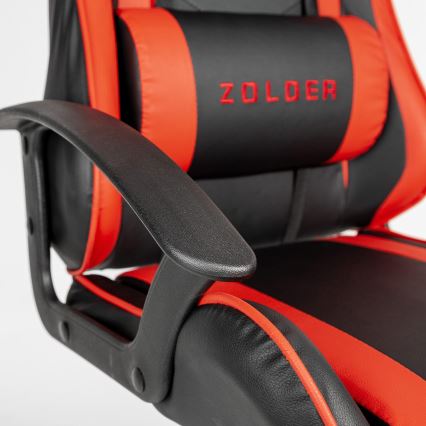 Cadeira Gaming VARR Zolder preto/vermelho