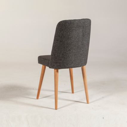 Cadeira VINA 85x46 cm antracite/bege