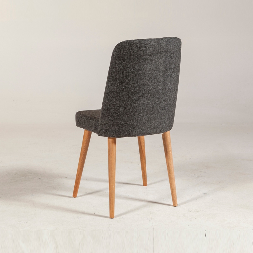 Cadeira VINA 85x46 cm antracite/bege