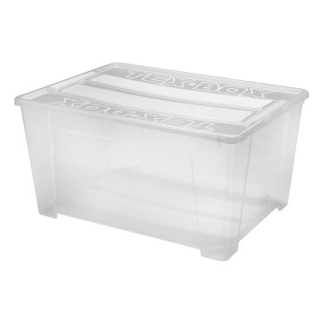 Caixa de arrumação TEX BOX 150 l transparente