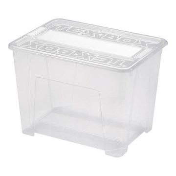 Caixa de arrumação TEX BOX 21 l transparente