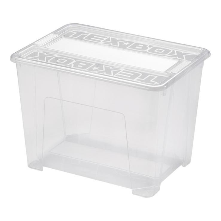Caixa de arrumação TEX BOX 21 l transparente