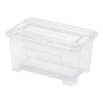 Caixa de arrumação TEX BOX 4,5 l transparente
