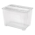 Caixa de arrumação TEX BOX 70 l transparente