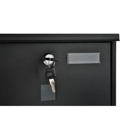 Caixa de correio 34x30,7 cm preto
