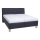 Cama almofadada com colchão e espaço de arrumação VIOLET 180x200 cm antracite