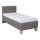 Cama almofadada com espaço de armazenamento sem colchão MARIA ONE 90x200 cm taupe