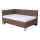 Cama almofadada com espaço de armazenamento sem colchão MARIA PETITE 120x200 cm castanho