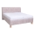 Cama almofadada com espaço de armazenamento sem colchão VIOLET 180x200 cm bege