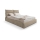 Cama almofadada sem colchão BASIL 160x200 cm bege