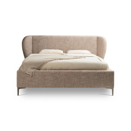 Cama almofadada sem colchão DALIA 180x200 cm cinzento