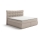 Cama box com colchões e topper SOFIA 180x200 cm bege