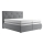 Cama boxspring com colchão e topper ELEN 180x200 cm cinza