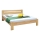 Cama de casal feita de madeira maciça AMARA 180x200 cm faia