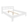 Cama de casal feita de madeira maciça ANGELA 180x200 cm branco