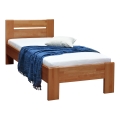 Cama de solteiro AMBER 90x200 cm nogueira