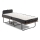 Cama de solteiro dobrável metálica HERON 90x204 cm, branca, suporta até 120 kg
