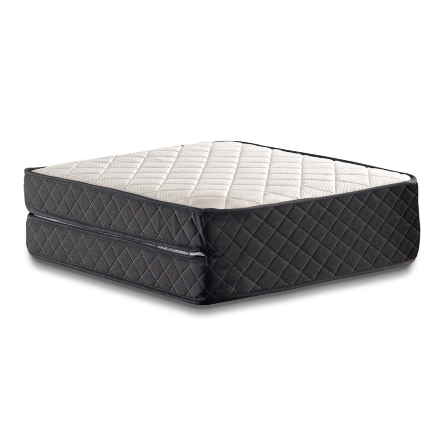 Cama de solteiro dobrável metálica HERON 90x204 cm, branca, suporta até 120 kg