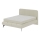 Cama estofada com colchões e espaço de arrumação ALEXA 140x200 cm bege