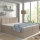 Cama estofada com colchões e topper com espaço de arrumação EMBER 180x200 cm bege