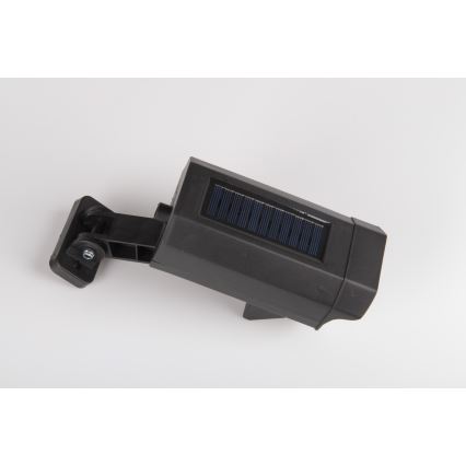 Câmara de segurança fictícia LED com sensor e painel solar LED/5W/5,5V IP65 + controlo remoto