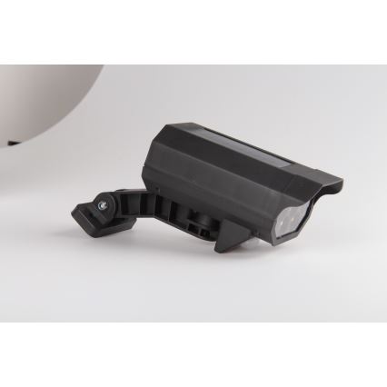 Câmara de segurança LED fictícia com sensor e com painel solar LED/5W/5,5V 800 mAh IP65 + comando