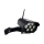 Câmara de segurança LED solar fictícia com sensor LED/3,7V IP44 preto + comando
