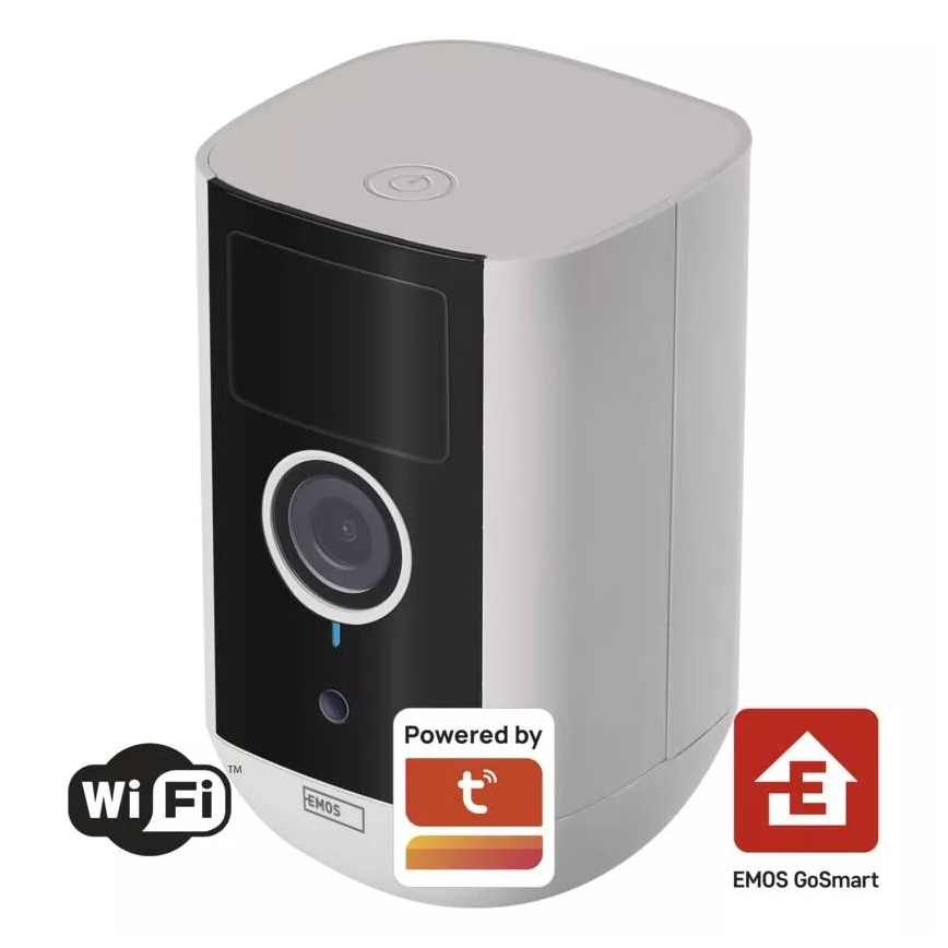 Câmara exterior inteligente com sensor de movimento GoSmart 5V IP65 Wi-Fi Tuya