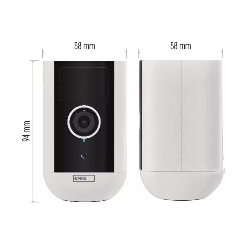 Câmara exterior inteligente com sensor de movimento GoSmart 5V IP65 Wi-Fi Tuya