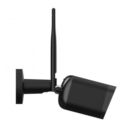 Câmara exterior inteligente com sensor Full HD 1080p 12V IP65 Wi-Fi Tuya preto