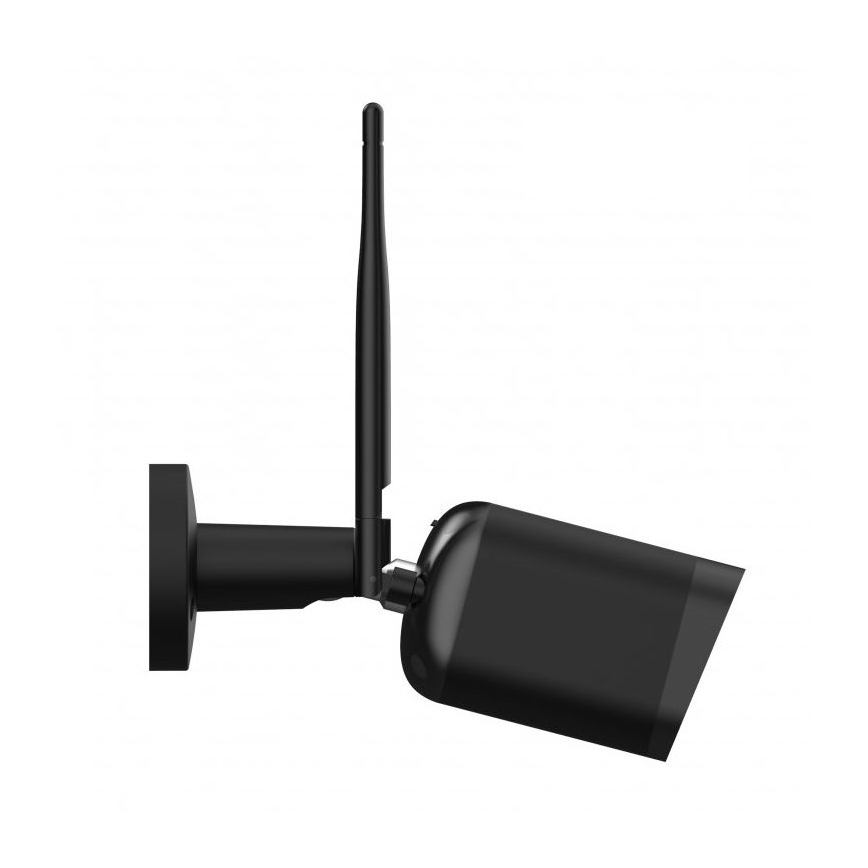 Câmara exterior inteligente com sensor Full HD 1080p 12V IP65 Wi-Fi Tuya preto