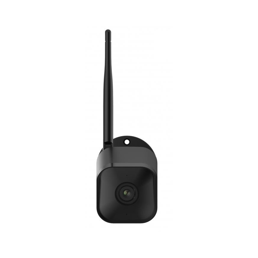 Câmara exterior inteligente com sensor Full HD 1080p 12V IP65 Wi-Fi Tuya preto