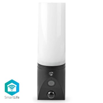 Câmara exterior inteligente SmartLife Full HD 1080p com iluminação LED Wi-Fi Tuya IP65