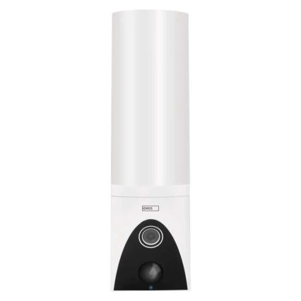 Câmara exterior LED inteligente com iluminação GoSmart LED/12W/230V IP65 Wi-Fi Tuya branco
