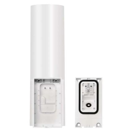 Câmara exterior LED inteligente com iluminação GoSmart LED/12W/230V IP65 Wi-Fi Tuya branco