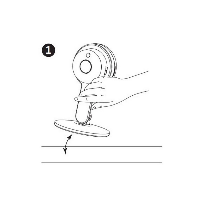 Câmara inteligente COSMO LED/230V/Wi-Fi Tuya