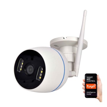 Câmara inteligente para exterior LED/230V/Wi-Fi