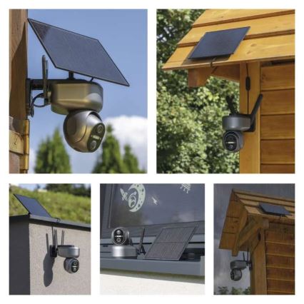 Câmara inteligente solar com sensor GoSmart 4G/LTE 10400mAh 5V IP65 Tuya