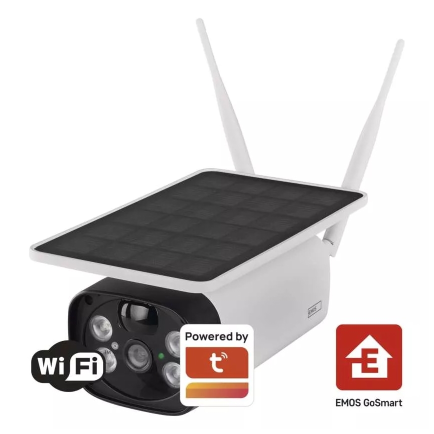 Câmara IP inteligente para exterior GoSmart 3,5W/5V 8800 mAh IP55