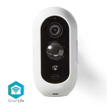 Câmara IP inteligente recarregável para exterior com sensor PIR Full HD 1080p 5V/5200mAh Wi-Fi IP65